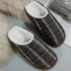 Womens Mens Cozy Memory Foam Slippers Slip On Warm House Shoes Indoor/Outdoor With Best Arch Support