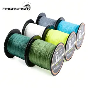 Angryfish 300m Pe Braided Fishing Line, Super Strong Fishing Line, Durable Anti-Abrasion, Smooth Casting, Available in 15lb-80lb