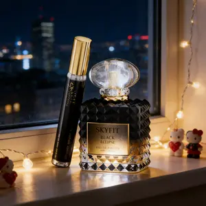 BUY 1 GET 10ML MINI FREE | Skyfit Black Eclipse Valentine’s Day Perfume for Women 100ml EDP – Warm Vanilla Coffee Scent, Romantic Date Night Fragrance, Long-Lasting GourmandValentine's Day gift