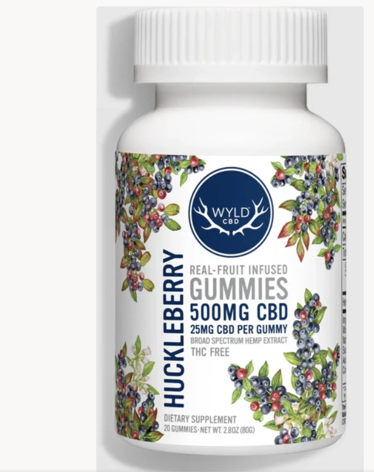 Wyld CBD Huckleberry Gummies  | 25mg CBD