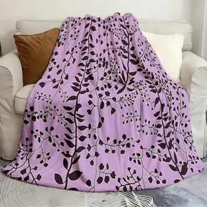 Flannel blankets Bella Swan Lavender Freesia Durable and Spacious Quilts Comfortable sofa decoration camping and picnic blanket winter warming blanket Flannel Throw Blanket Flannel Cozy Blanket Soft Lightweight Blanket