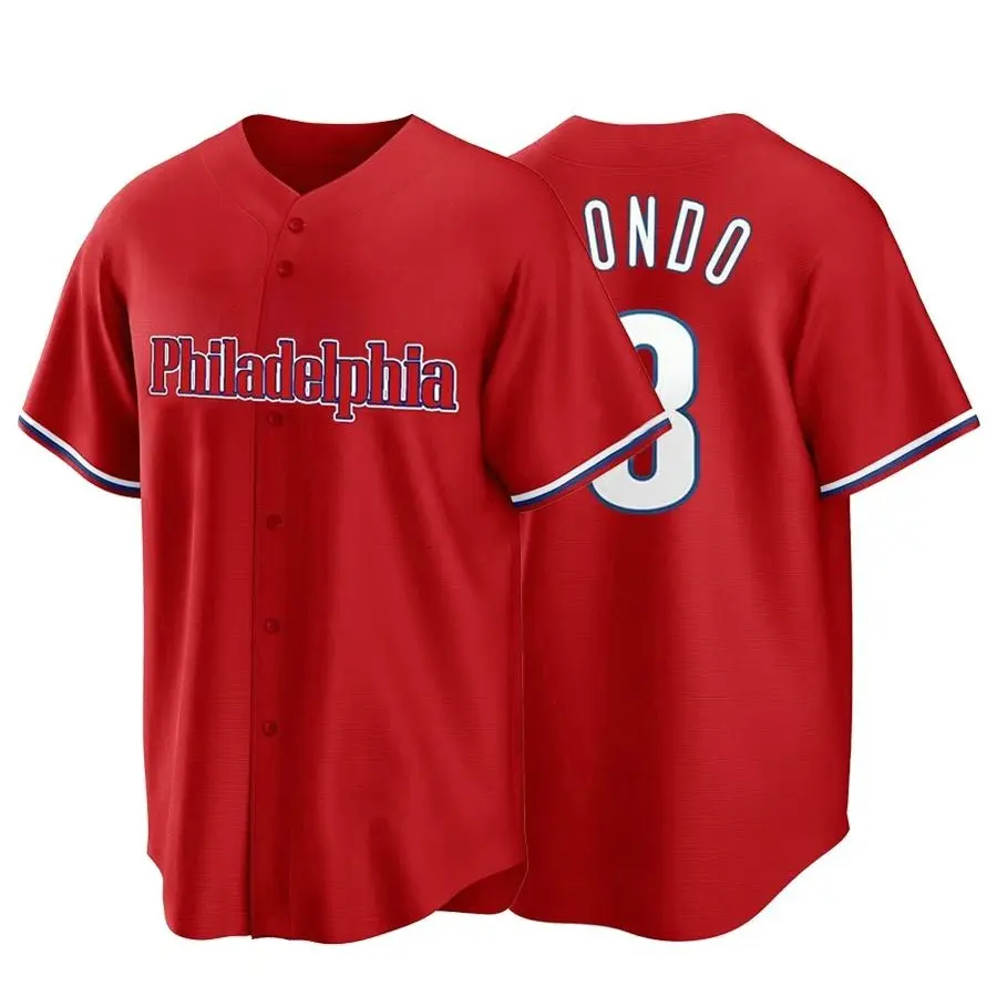 Men’s Gradient Blue Baseball Jersey #3 Polyester Breathable Fabric, Casual Button-Down Sport Top with Letter & Number Graphic