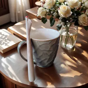 Sexy Legs Straw,Dark Humor Gag Gift for Prank Lovers, Ceramic Reusable Shaped Drink Sticks, The Weirdest Way to Sip Your Drink, for Parties, Gag Gifts, and Home Use