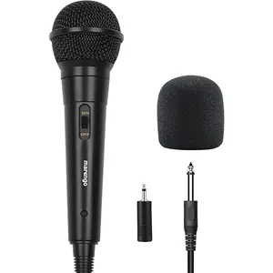 Marengo Handheld Wired Dynamic Microphone with 13ft Cable & ON/Off Switch for Karaoke, Stage, Home Party, Recording, Mixer & Amp, Cardioid Vocal Mic for Kids & Adults