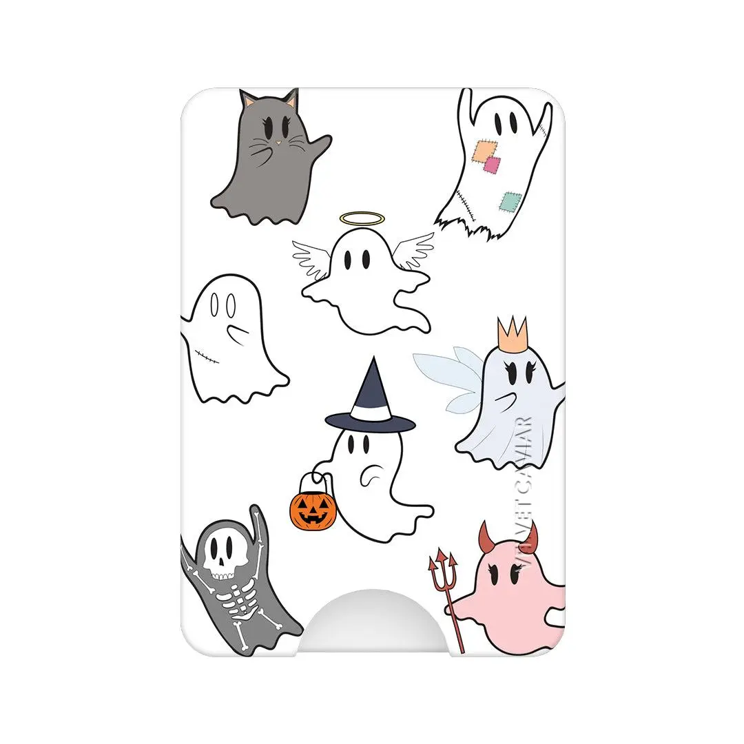 Men's Slim Concealed Card Slots MagSafe Wallet - Magnetic, Wallet Cards, Limited Halloween Ghosted Costume Party Collection