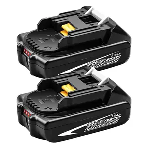 BL1830B 3.0Ah Replacement for Makita 18V Battery Compatible with Makita 18V Battery BL1815 BL1830 LXT-400 Cordless Power Tools with LED Indicator