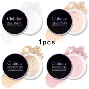 Oil Control Natural Loose Powder, 1 Count Waterproof Sweat-proof Matte Makeup Setting Powder, Lightweight Facial Makeup Products, Face Powder, Cosmetic Powder, Fixing Powder, Waterproof Finishing Powder, Lightweight Natural Look