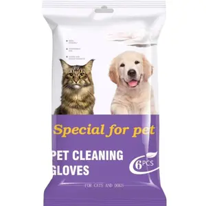Special for Pet PET Cleaning Deodorizing Bathing Wipes For Dogs And Cats Nourish Fur Coconut Oil Grooming Wipes Hypoallergenic 6PCS