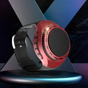 2026 U6 Compact Mobile Waterproof Bluetooth-Compatible Audio Streaming Watch Speaker, Wearable Sports Wrist Device with Hands-Free Calling, Selfie Function, TF Card Slot Support,summervibes
