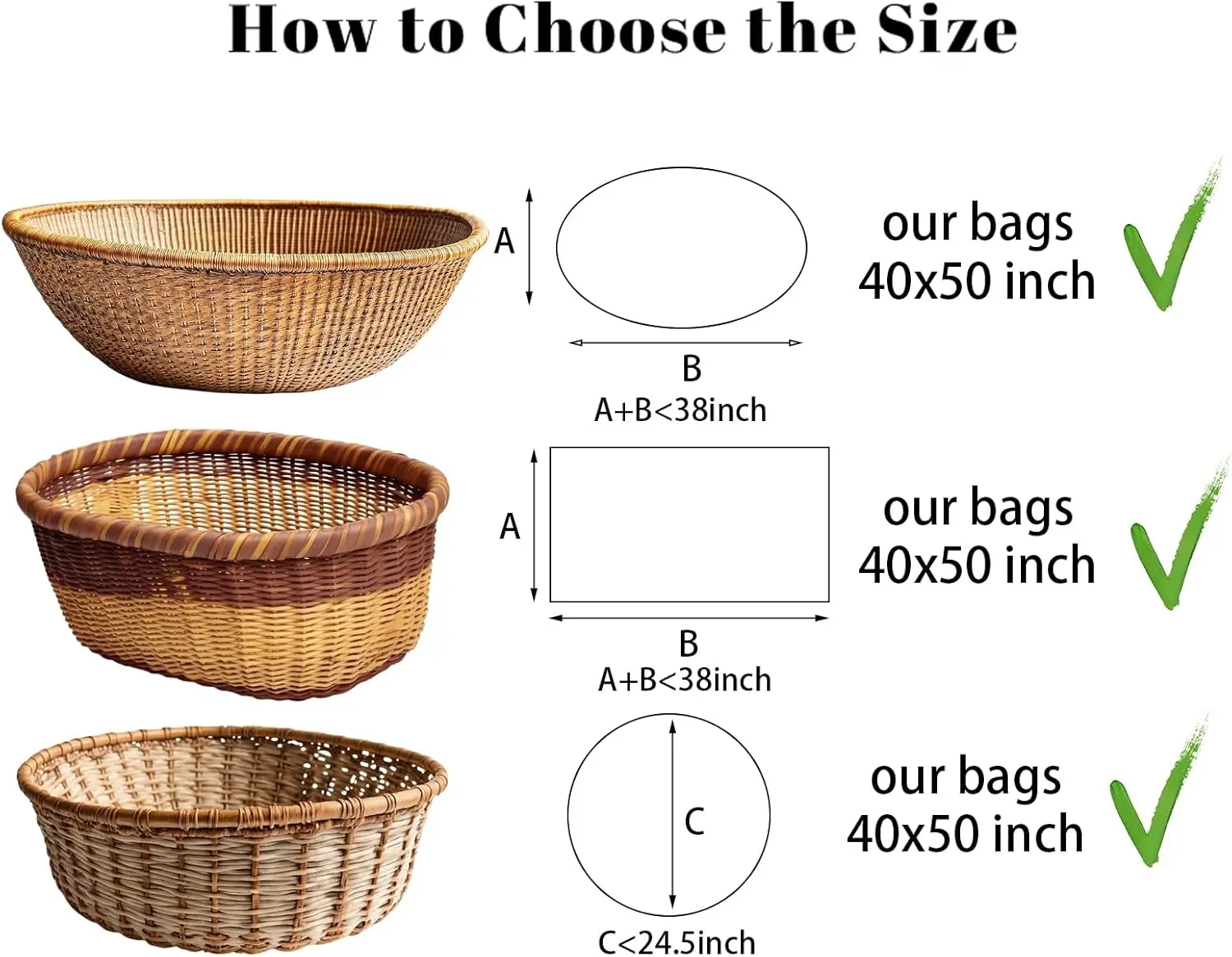 40x50 Inch Jumbo Large Cellophane Gift Bags 6PCS Clear Cellophane Wrap Storage Bags for Gift Baskets Birthday Baby Shower Wedding Fundraiser Auction Hampers Flowers Back to School 2.5 Mil Thick