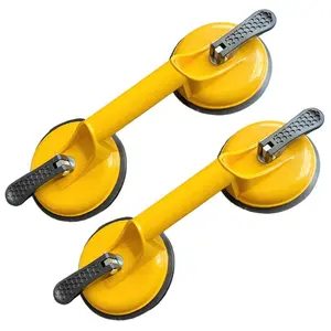 Aluminum Vacuum Suction Handle Glass Lifter, Dual Claws Glass Tile Elevator, Durable Non-Plastic Handles, Car Repair Tool, Auto Repair Tools