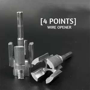 Home Integrated Internal External Thread Cutting Tool Set, Universal Electric Drill Tap Tool, Suitable for Ppr Pe PVC Pipes Metal Materials, Pipe Threader Kit