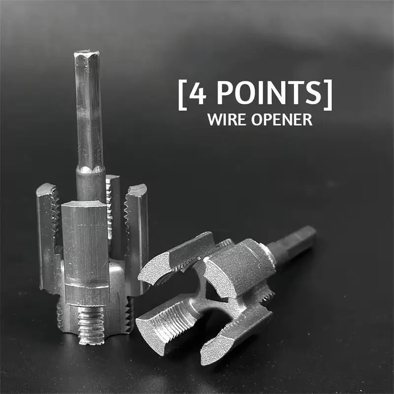 Home Integrated Internal External Thread Cutting Tool Set, Universal Electric Drill Tap Tool, Suitable for Ppr Pe PVC Pipes Metal Materials, Pipe Threader Kit