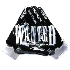 "Wanted" Doom Receiver Football Gloves