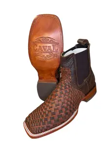 Botin Petatillo  Ontario Cafe Para Caballero Boot
