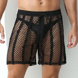 Kyn Apparel Men Mesh Boxers Fitness Bodybuilding Gym Workout Sports Shorts