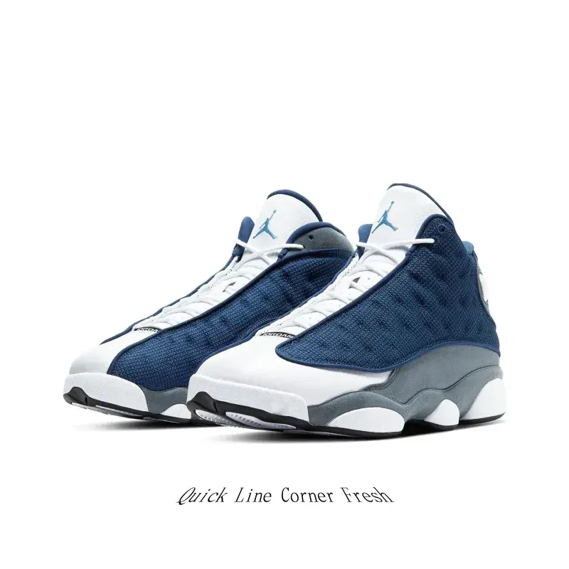 Blue Grey White Mesh & Suede High Top Basketball Sneakers for Men Women, Retro Streetwear Trainers Hoop Shoes Fashionable Sports Shoes