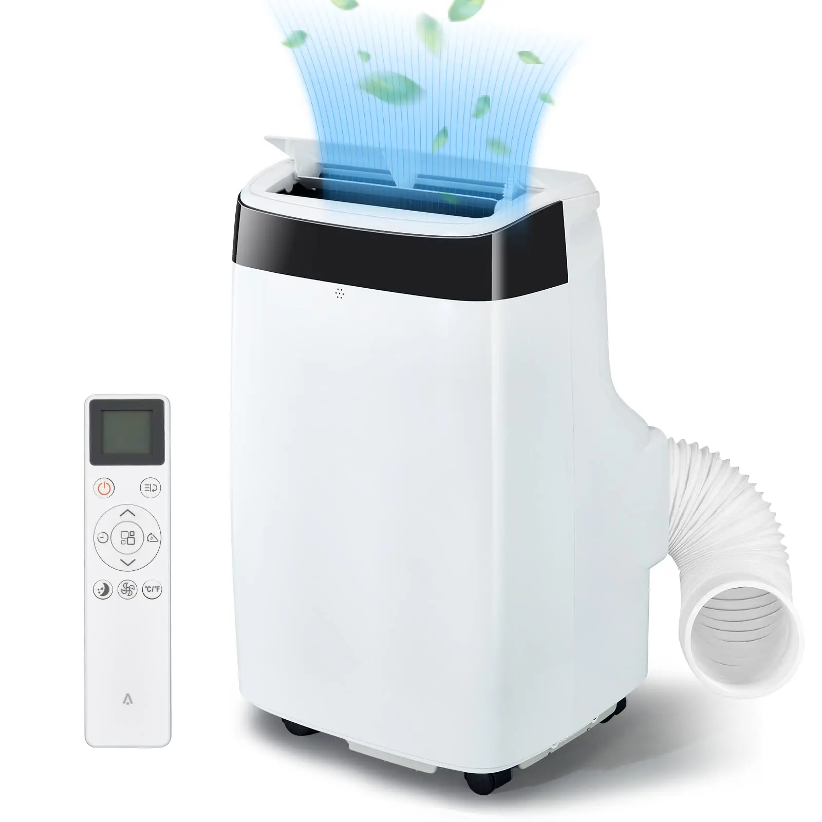 Garvee 10000 BTU Portable Air Conditioner, 3-in-1 AC Unit with Cooling, Dehumidifier & Fan Modes for Rooms Up to 450 Sq.Ft, Quiet Sleep Mode ≤50dB for Bedroom, Self-Evaporative, 24H Timer
