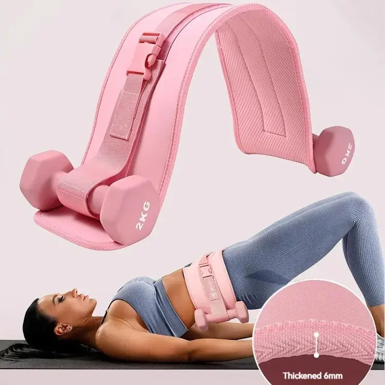 Soft Padded Hip Thrust Training Belt - Adjustable Fitness Booty Strap, Strong Load-Bearing Exercise Equipment, Ideal At Home Gym Equipment for Glutes, Muscle Training & Kettle Bell Workout-MM1, Muscle Training Equipment