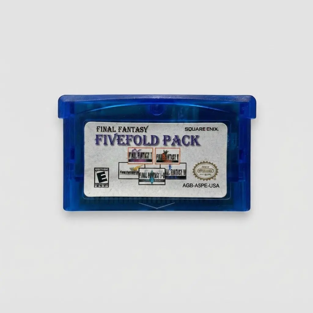 Nintendo Game Boy Advance 5 in 1 Final Fantasy Fivefold Pack for GBA - Multi Game Collection