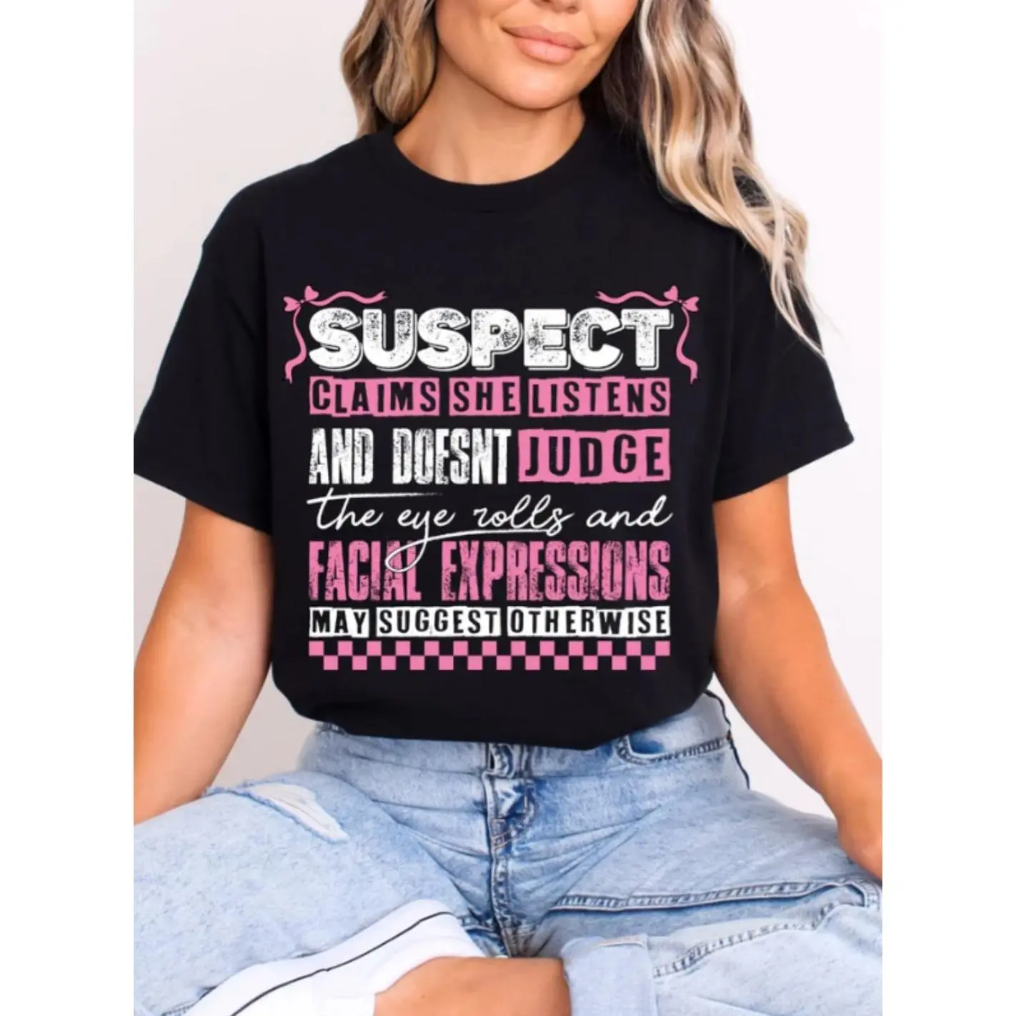 Suspect Facial Expression Shirt
