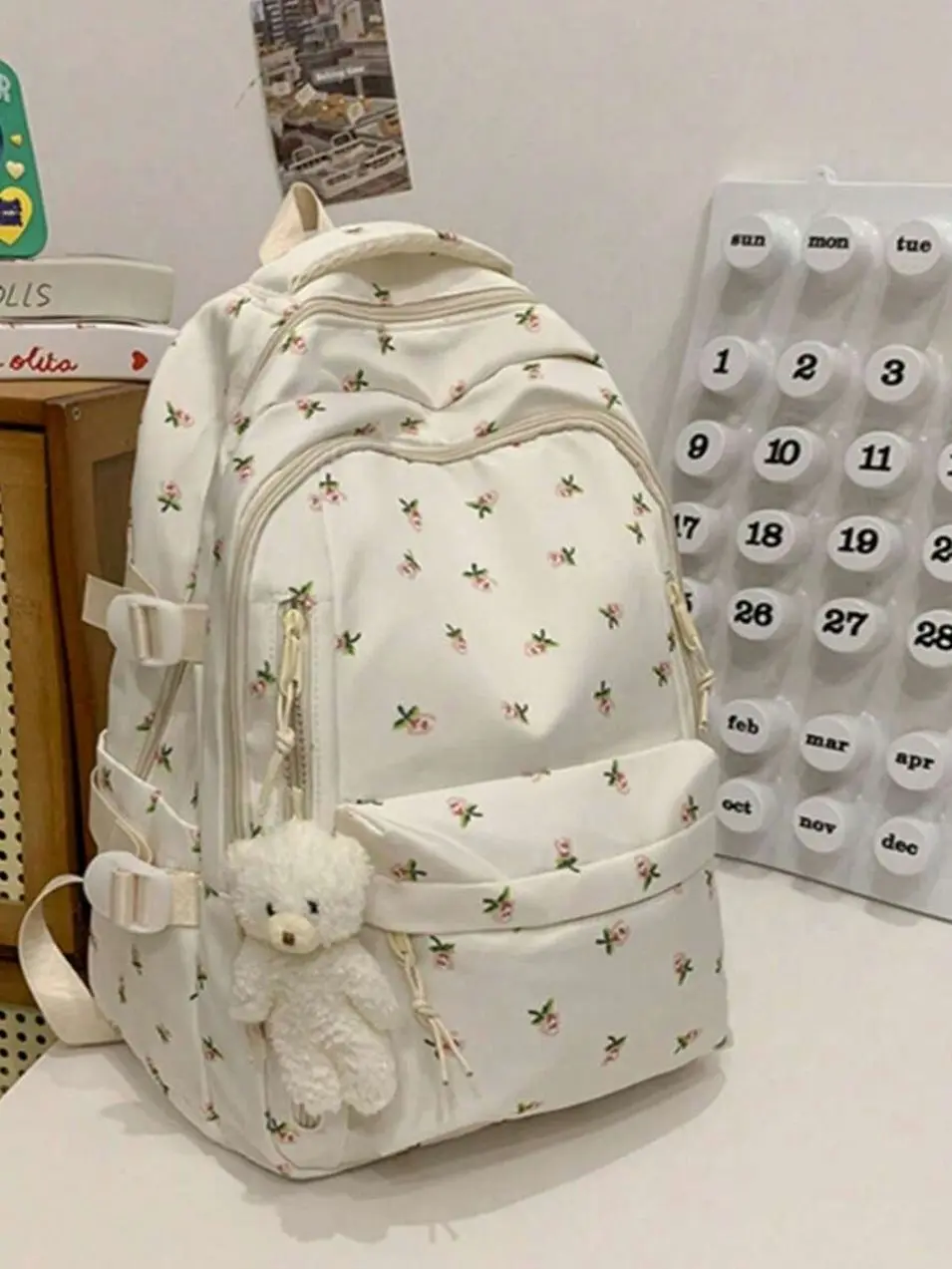 College Style Large Capacity Student Backpack, Versatile Laptop Bag for Middle and High School