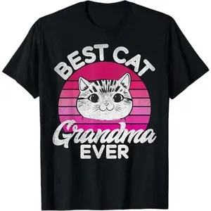 Best Cat Grandma Ever Cat Grandma T-Shirt