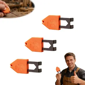 Rope Anchor Hook for Chalk Line Portable Chalk Line Anchor Hook Tool A Truly Unique End Hook One-Handed Operation,Instant Fixing Quick & Easy for Home Renovation Projects