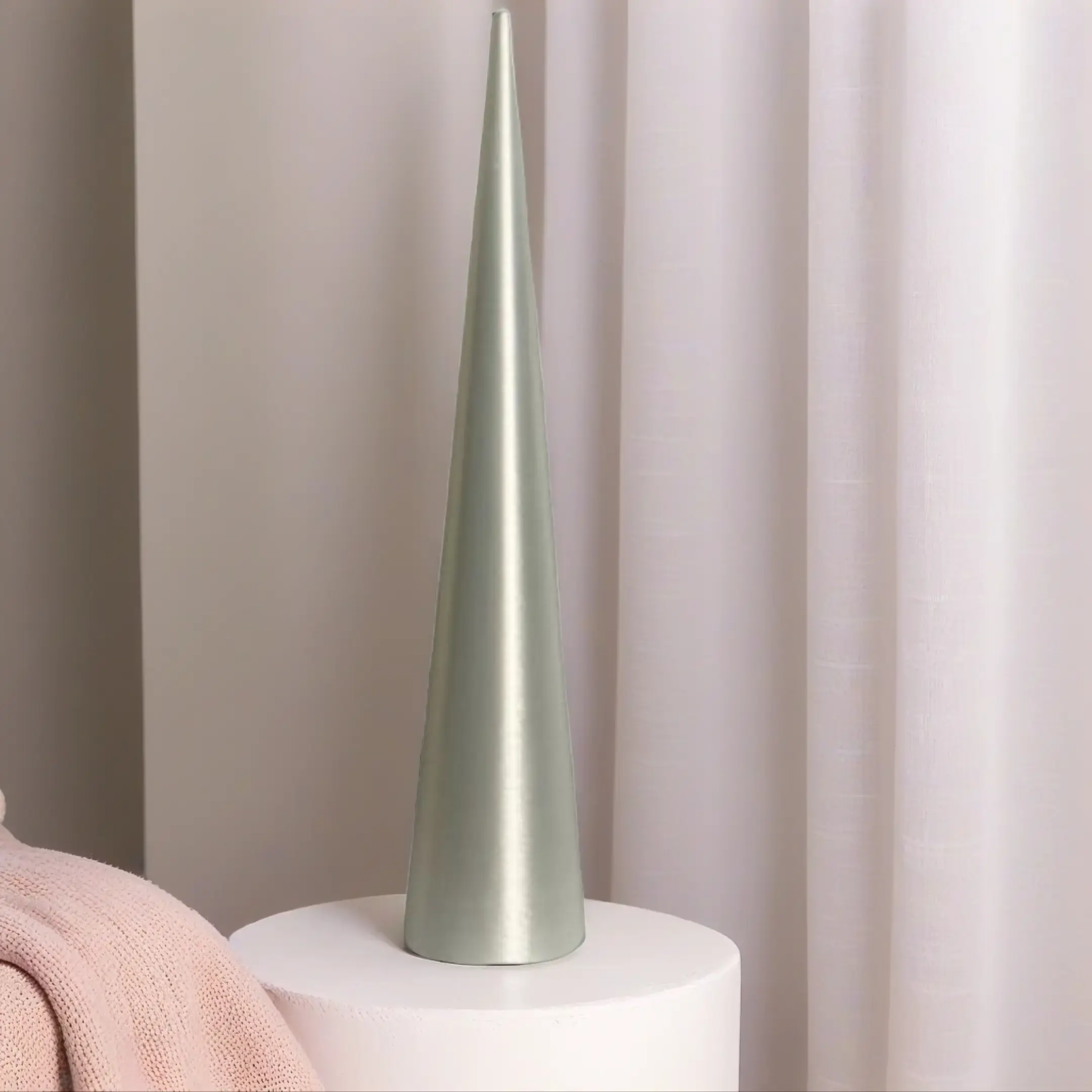 Ring Cone 6 Inches Tall Silk White