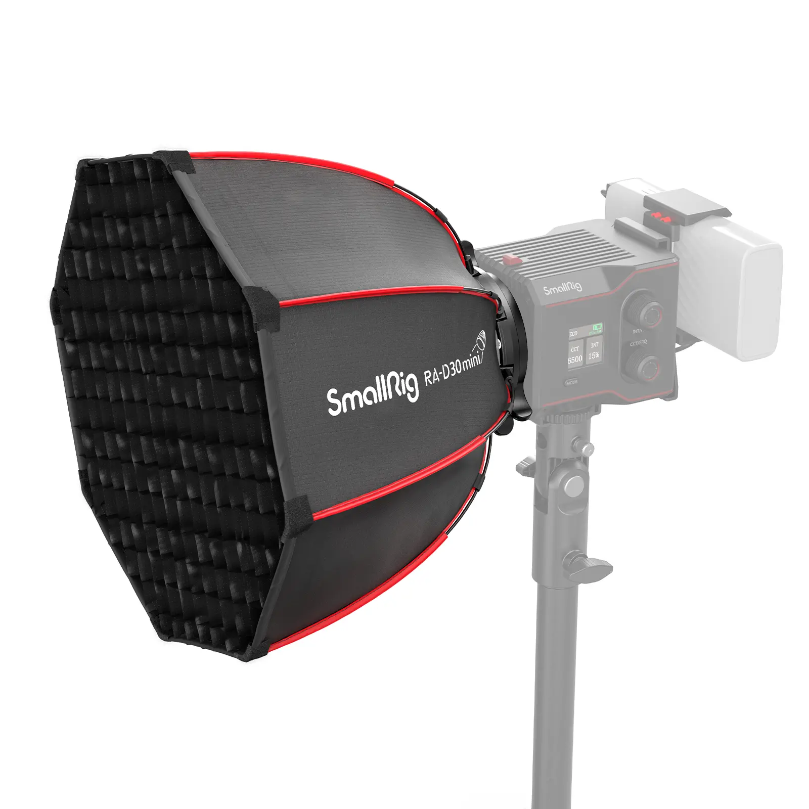 SMALLRIG Mini Parabolic Softbox with Honeycomb Grid RA-D30 (29cm), Quick Release Accessory Compatible with SmallRig RC 60B COB LED Video Light - 4358