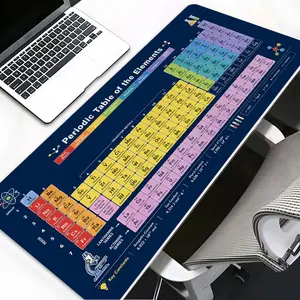 Periodic Table of Elements Desk Mat XXL, Large Gaming Mouse Pad with Anti-Slip Base, Science Reference Desk Pad for Students & Gamers, Aesthetic Desk Mat, Unique Gift, Ideal Gift for Family Friends