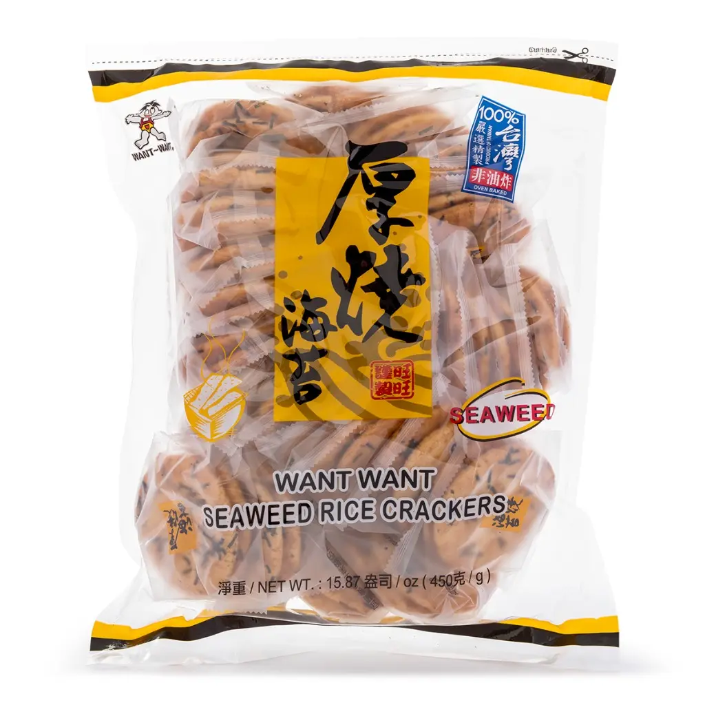 Want Want Seaweed Rice Cracker 450 g