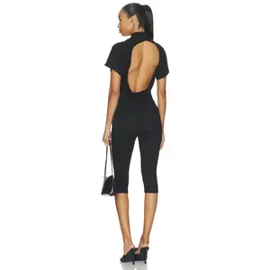 superdown Jaean Capri Set in Black