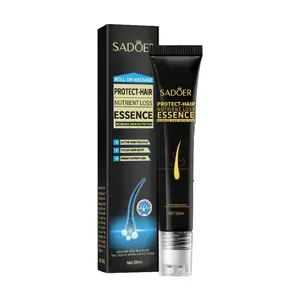 SADOER Hair Care Massage Essence Roll-On Scalp Growth Oil - 15-Day Thicker Fuller Hair Boost, Nutrient Loss Protection, Actives & Healthy Scalp Support for Men & Women