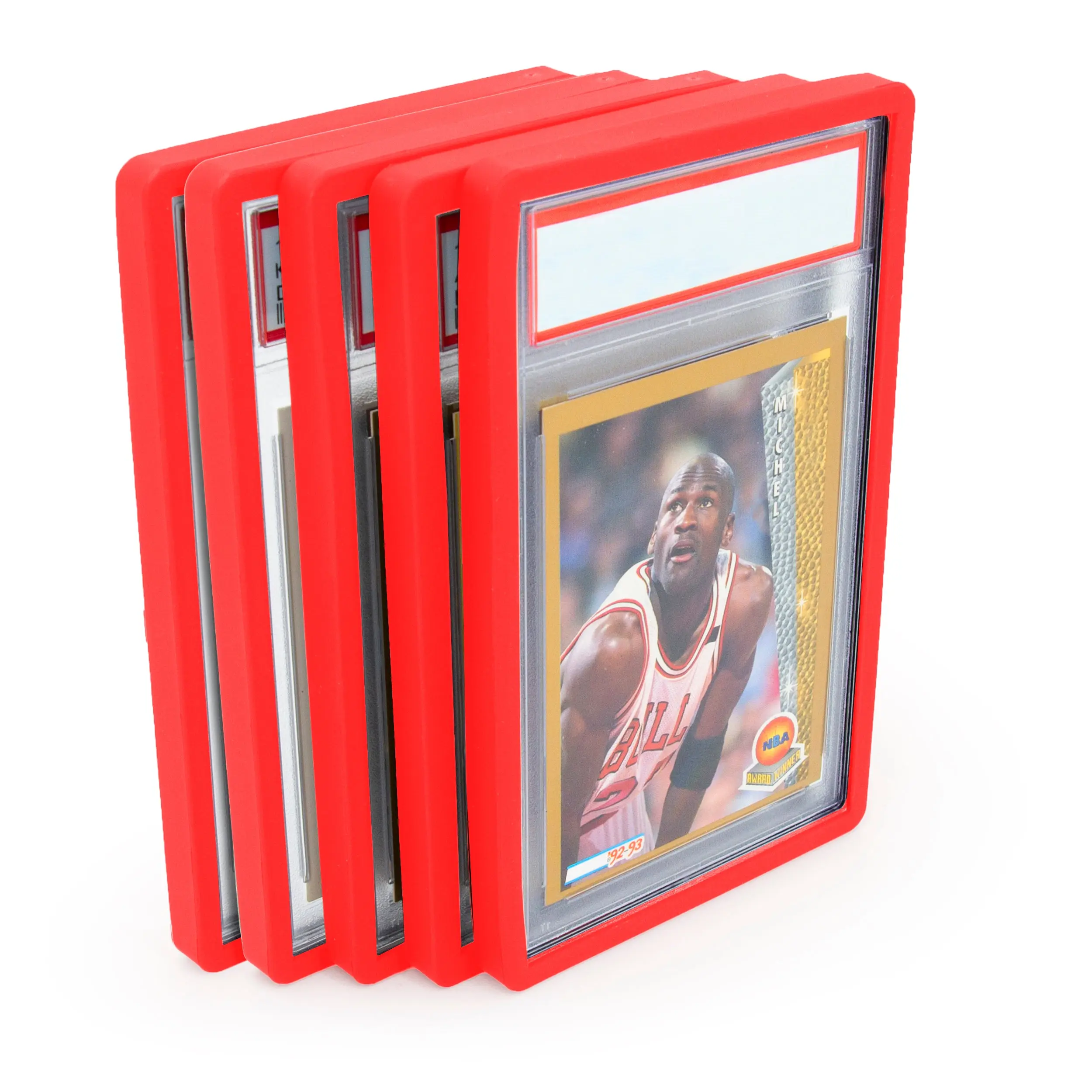 PSA Slab Bumper Guards 5-Pack Compatible with Yugioh MTG Pokémon & Sports PSA Graded Cards Includes 5 TPU Bumper Protectors for PSA Slabs Up to 35pt