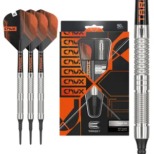Target Darts Crux 10 20G 90% Tungsten Soft Tip Darts Set