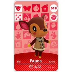 Fauna - Villager NFC Card for Animal Crossing New Horizons Amiibo