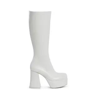 Flirty Flair Go Go Boots - White