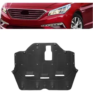 Engine Splash Shield Compatible with 2015-2017 Hyundai Sonata Front Lower Engine Cover Flocking Process Replacement for 29130C1000 29130C2100 HY1228188