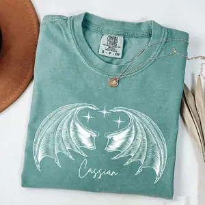 Comfort Colors Cassian ACOTAR Shirt, Back Design Shirt, Rhysand Shirt, Nesta and Cassian Tee, Comfort Colors Shirt