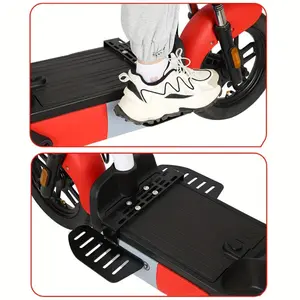 1pc Universal Fit Street-Touring Motor Scooter Bike Front Foot Pegs, Widened Metal Foot Rest Pedals, with Anti-Slip Teeth Design, for Enhanced Rider Comfort, Vehicle Modification Accessories Kit