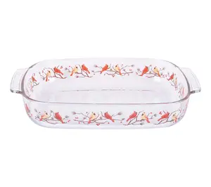 Temp-tations 13" x 9" Borosilicate Glass Baker