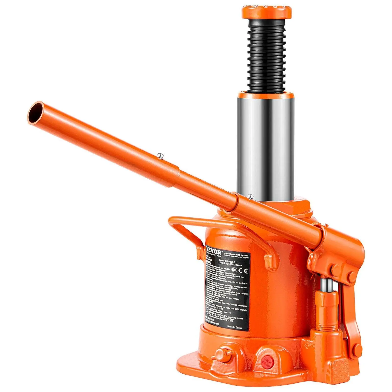 【summerfinds】Hydraulic Bottle Jack 20 Ton Manual High Lift Automotive Car Repair Shop