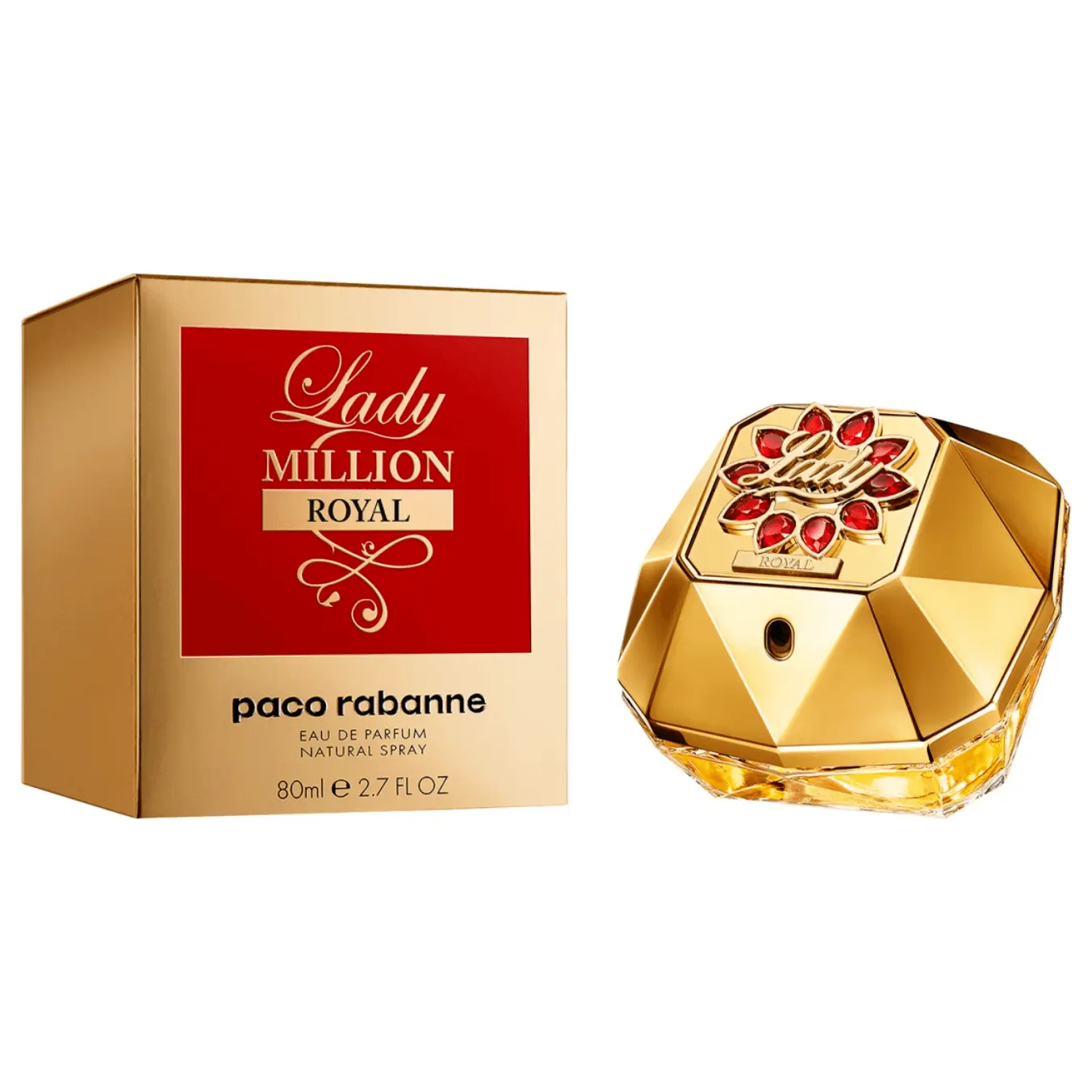 Lady Million Royal by Paco Rabanne perfume EDP 2.7 oz New in Box, Female, Edp Type