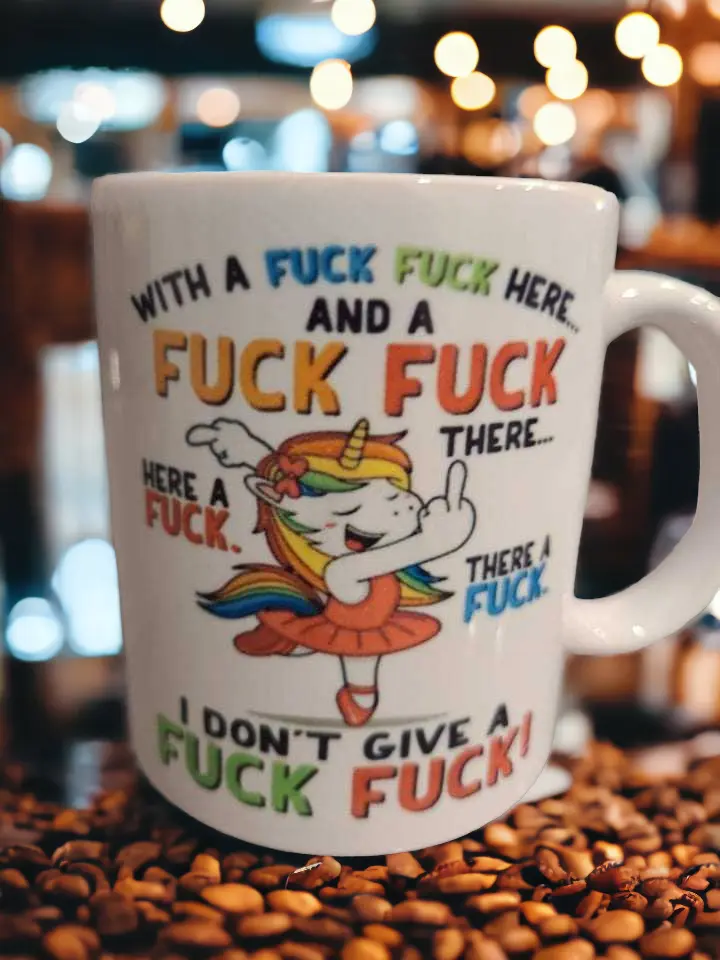 12oz Unicorn Funny Ceramic Coffee Mug - Drinkware