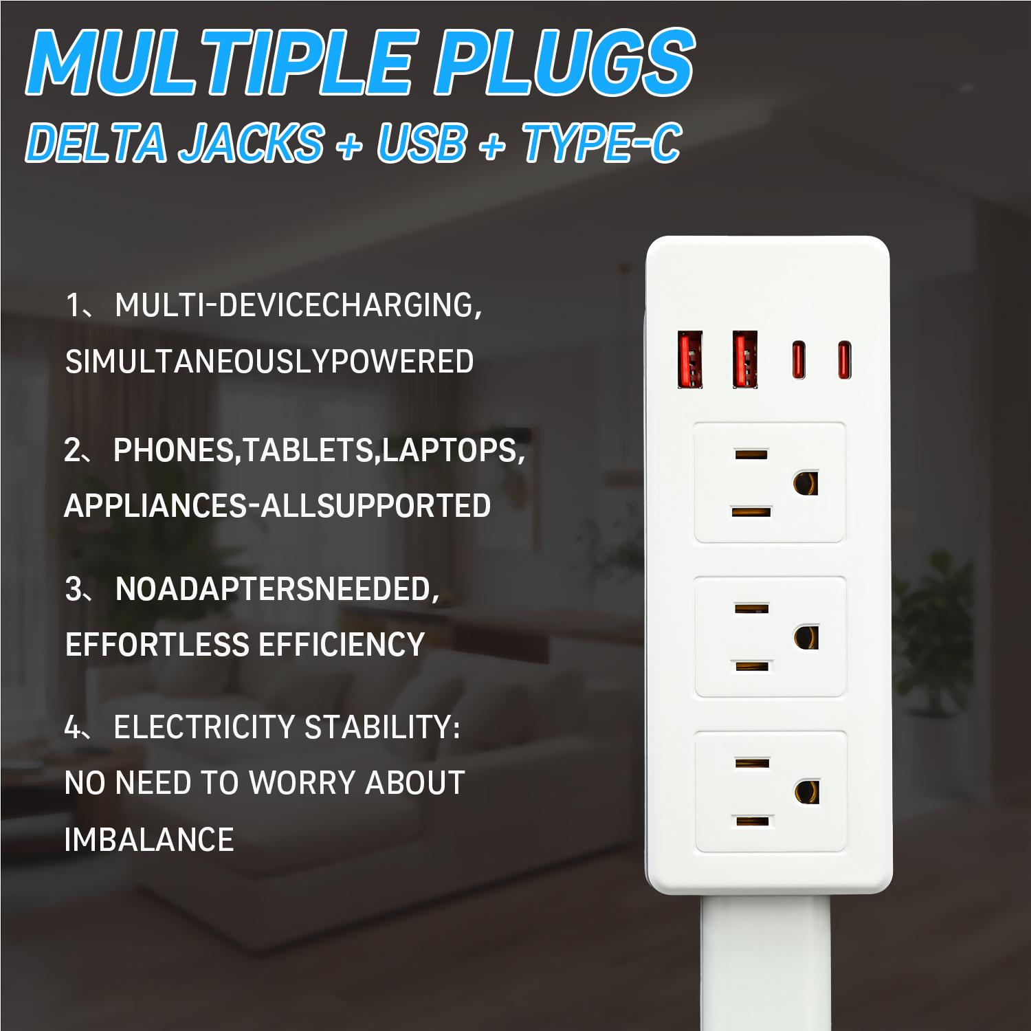 Compact Home Supplies Outlet Splitter Expander - 180° Rotatable Wall Plug Extender, Telescopic Adjustable Length, Security-Upgraded, for Behind Couch, Nightstand Power Access Expansion Compact Home Supplies Outlet Splitter Expander - 180° Rotatable Wall Plug Extender, Telescopic Adjustable Length, Security-Upgraded, for Behind Couch, Nightstand Power Access Expansion