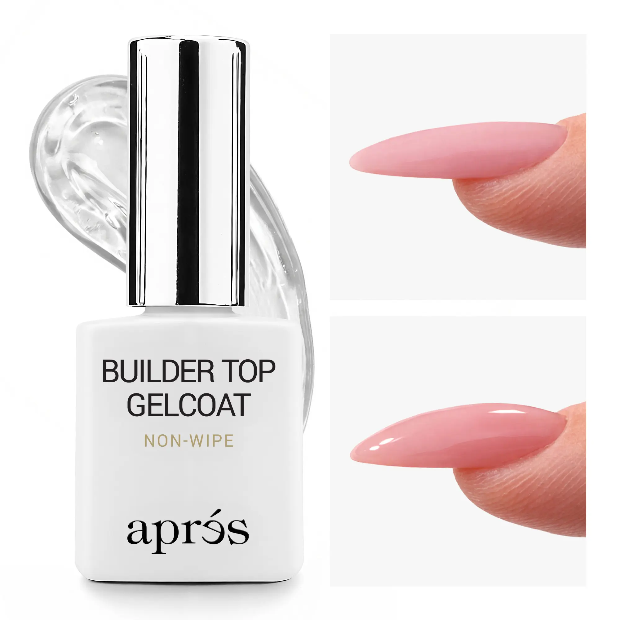 APRÉS Builder Top Gelcoat Gel Nail Polish, 15ml - HEMA/TPO-Free Manicure Cosmetic Polish for DIY Nails at Home, Gel X At Home APRÉS Builder Top Gelcoat Gel Nail Polish, 15ml - HEMA/TPO-Free Manicure Cosmetic Polish for DIY Nails at Home, Gel X At Home