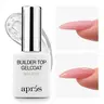 APRÉS Nail Builder Top Gelcoat 15ml, 2-in-1 Builder Gel & Non-Wipe Top Coat, HEMA-Free & TPO-Free, Self-Leveling High Gloss Finish, Seals Chrome & Nail Art, for Gel‑X & Natural Nails
