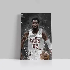 Donovan Mitchell Poster Wall Art Print Sports Canvas Home Decor Gift Basketball Artwork Fan Gift Collection Birthday Gift Wall decor