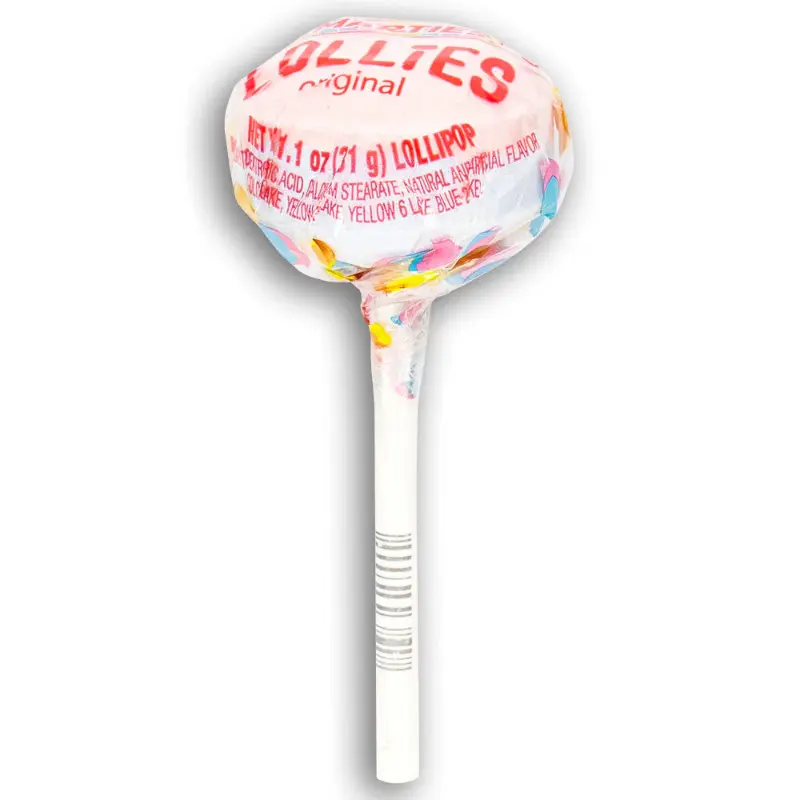 12x Smarties Mega Lollies Original - Extra Large Crunchy Gourmet Hard Candy Lollipops, Gluten-Free, Fat-Free, Non-GMO Snacks, 1.1oz Individually Wrapped Confectionery for Children’s Birthday Goodie Bags & Anytime Cravings (12ct Bulk Pack), Crunchy Lollipo